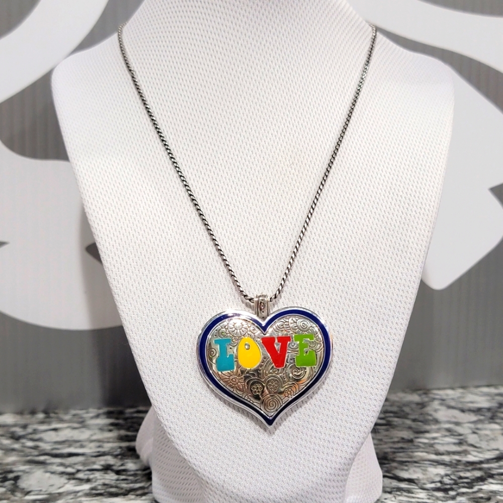 BRIGHTON 50th ANNIVERSARY LIMITED EDITION COLORFUL SUMMER LOVE HEART REV…